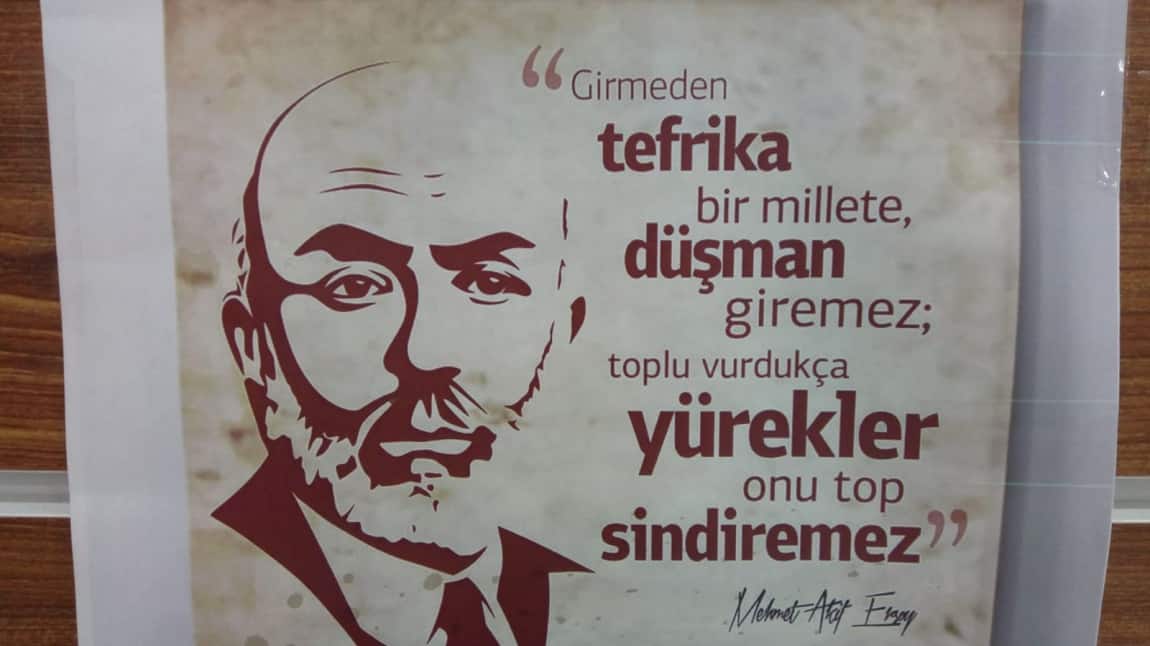 Vatan Şairimiz Mehmet Akif Ersoy'u Anma Törenimiz